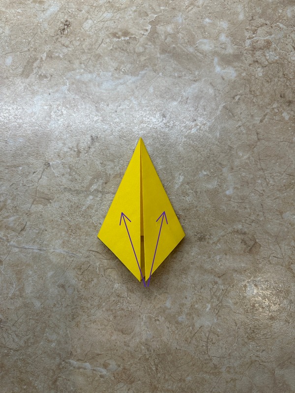 Фото схема как сделать ракету оригами